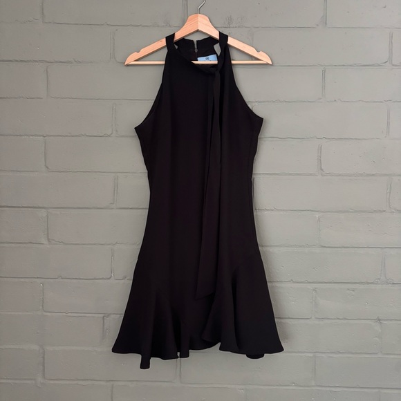 CeCe Black Tie Neck Sleeveless Dress Women’s Small Career Workwear - Picture 2 of 9